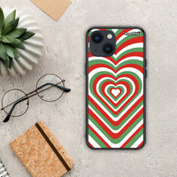 Thumbnail for Christmas Hearts - iPhone 13 mini case