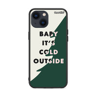 Thumbnail for iPhone 13 Mini Cold Outside θήκη από τη Smartfits με σχέδιο στο πίσω μέρος και μαύρο περίβλημα | Smartphone case with colorful back and black bezels by Smartfits