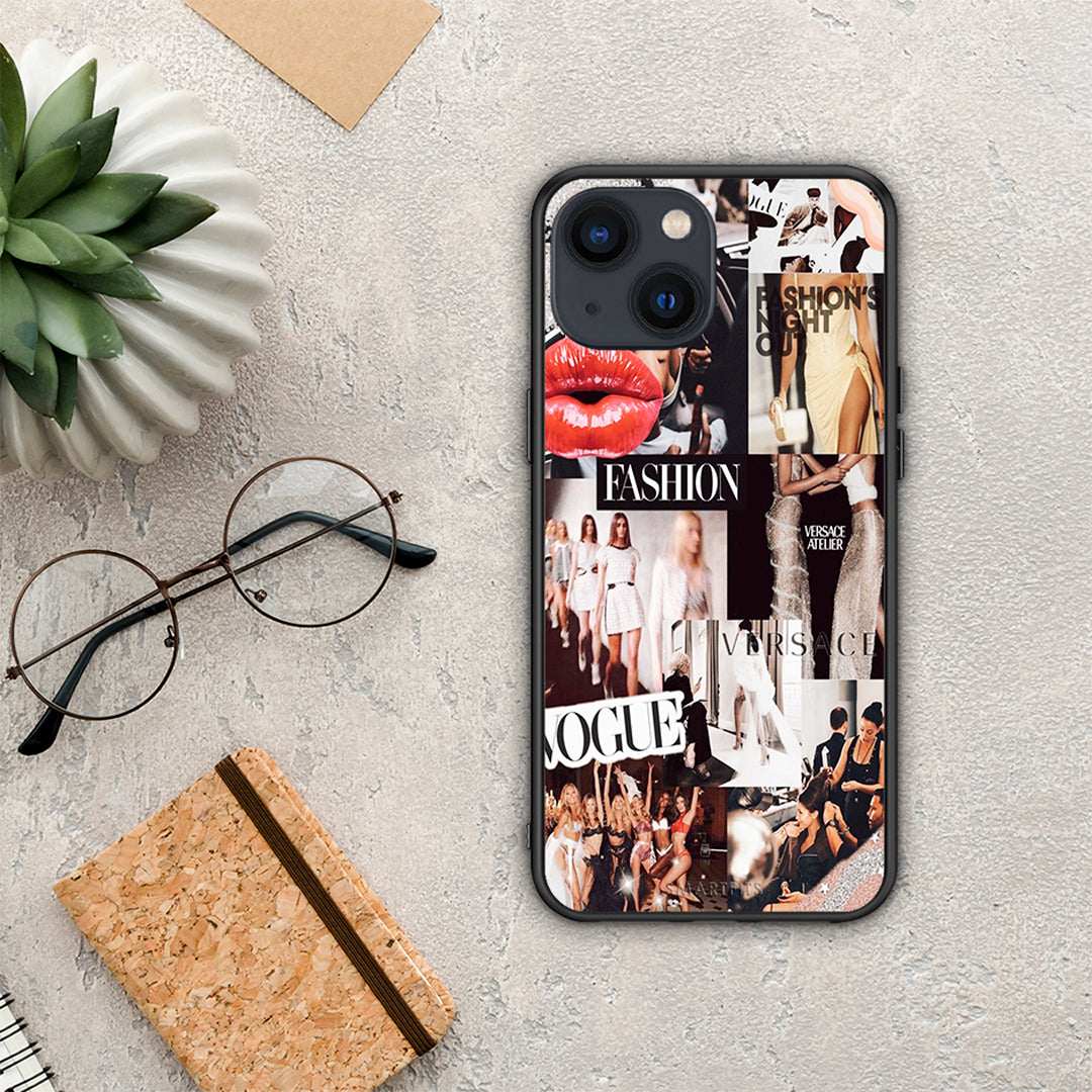 Collage Fashion - iPhone 13 mini case