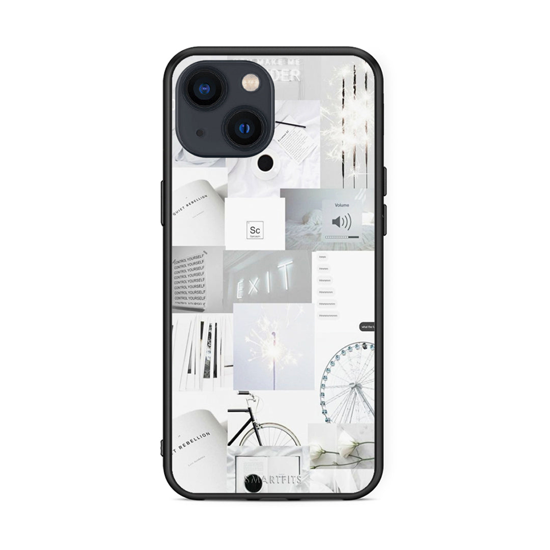 iPhone 13 Collage Make Me Wonder Θήκη Αγίου Βαλεντίνου από τη Smartfits με σχέδιο στο πίσω μέρος και μαύρο περίβλημα | Smartphone case with colorful back and black bezels by Smartfits