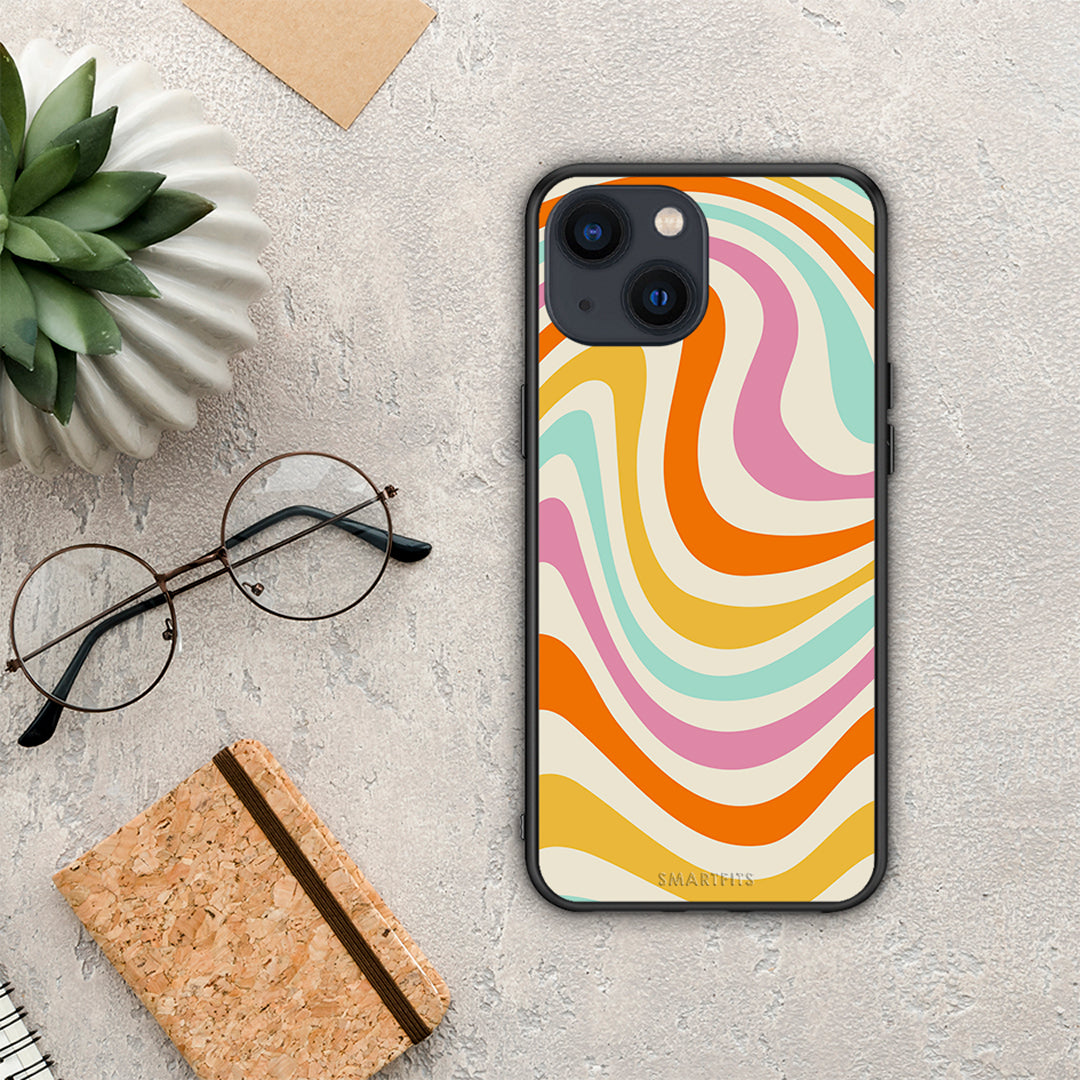 Colorful Waves - iPhone 13 case