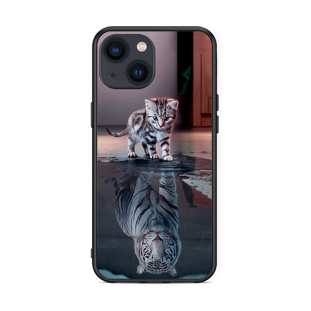 4 - iPhone 13 Mini Tiger Cute case, cover, bumper