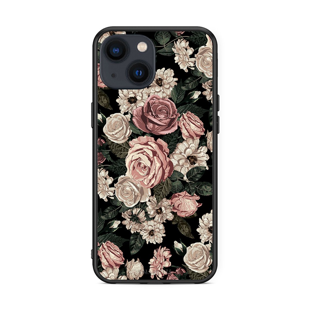 4 - iPhone 13 Mini Wild Roses Flower case, cover, bumper