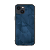 Thumbnail for 39 - iPhone 13 Mini Blue Abstract Geometric case, cover, bumper