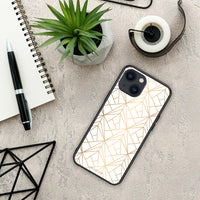 Thumbnail for Geometric Luxury White - iPhone 13 mini case