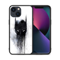 Thumbnail for Θήκη iPhone 13 Paint Bat Hero από τη Smartfits με σχέδιο στο πίσω μέρος και μαύρο περίβλημα | iPhone 13 Paint Bat Hero case with colorful back and black bezels
