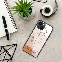 Thumbnail for LineArt Woman - iPhone 13 Mini case
