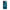 iPhone 13 Mini Marble Blue θήκη από τη Smartfits με σχέδιο στο πίσω μέρος και μαύρο περίβλημα | Smartphone case with colorful back and black bezels by Smartfits