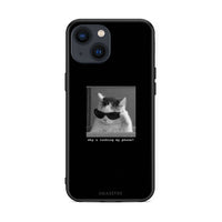 Thumbnail for iPhone 13 Mini Meme Cat θήκη από τη Smartfits με σχέδιο στο πίσω μέρος και μαύρο περίβλημα | Smartphone case with colorful back and black bezels by Smartfits