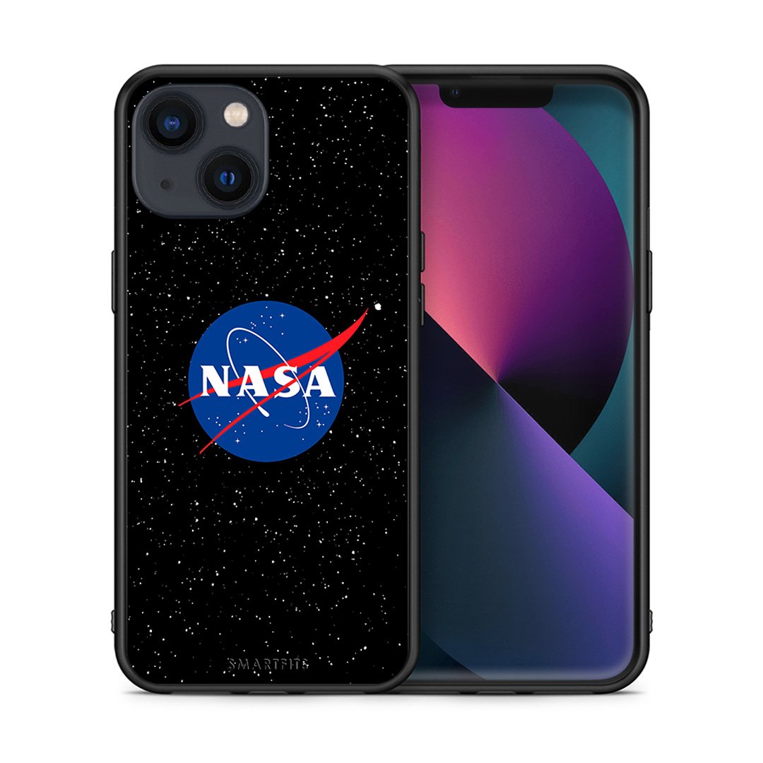 Θήκη iPhone 13 Mini NASA PopArt από τη Smartfits με σχέδιο στο πίσω μέρος και μαύρο περίβλημα | iPhone 13 Mini NASA PopArt case with colorful back and black bezels