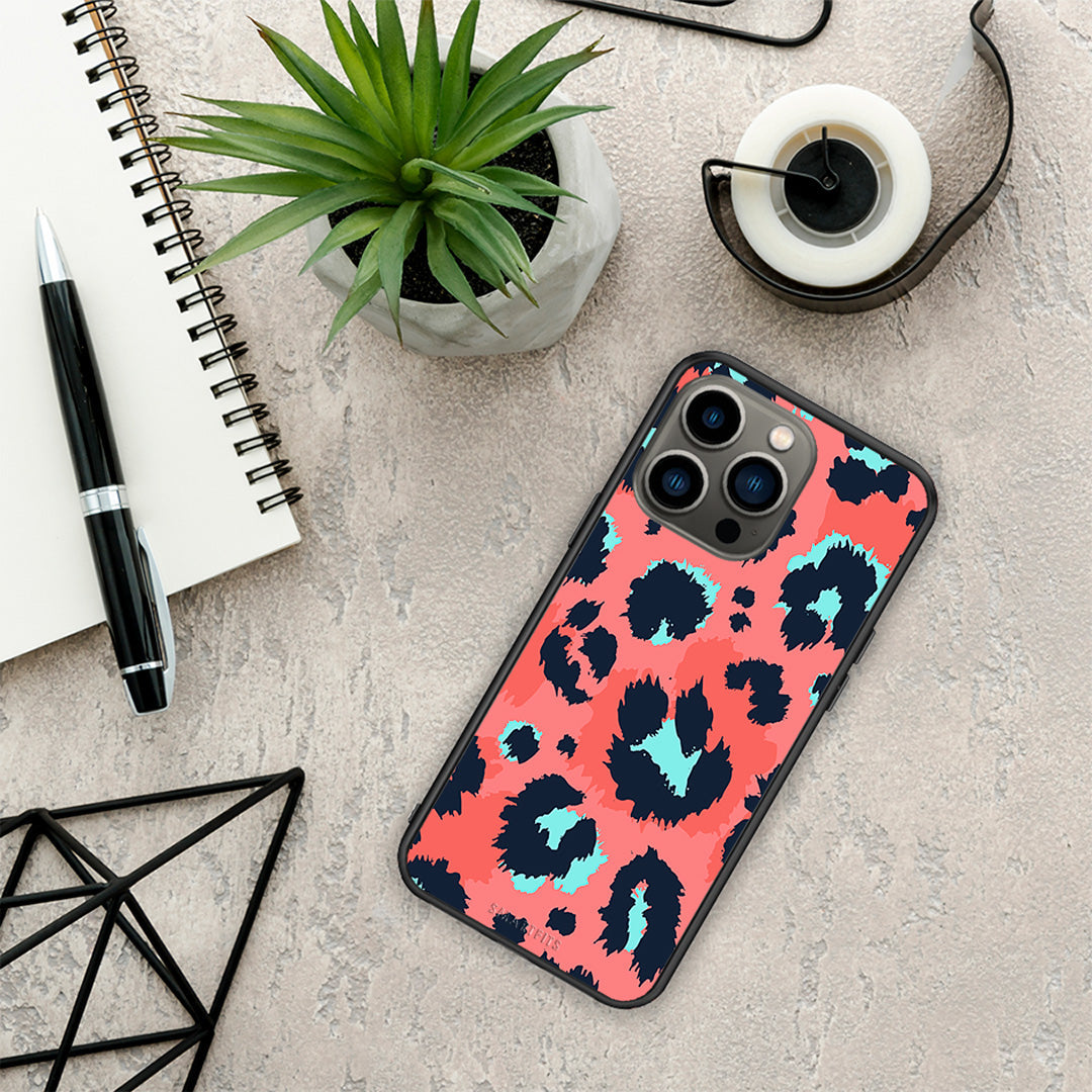 Animal Pink Leopard - iPhone 13 Pro case