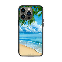 Thumbnail for iPhone 13 Pro Beautiful Beach θήκη από τη Smartfits με σχέδιο στο πίσω μέρος και μαύρο περίβλημα | Smartphone case with colorful back and black bezels by Smartfits