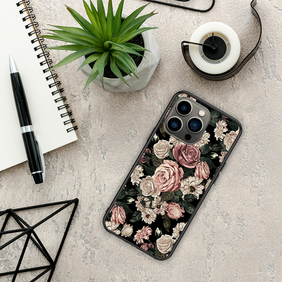 Flower Wild Roses - iPhone 13 Pro case