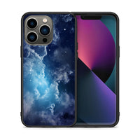 Thumbnail for Θήκη iPhone 13 Pro Blue Sky Galaxy από τη Smartfits με σχέδιο στο πίσω μέρος και μαύρο περίβλημα | iPhone 13 Pro Blue Sky Galaxy case with colorful back and black bezels