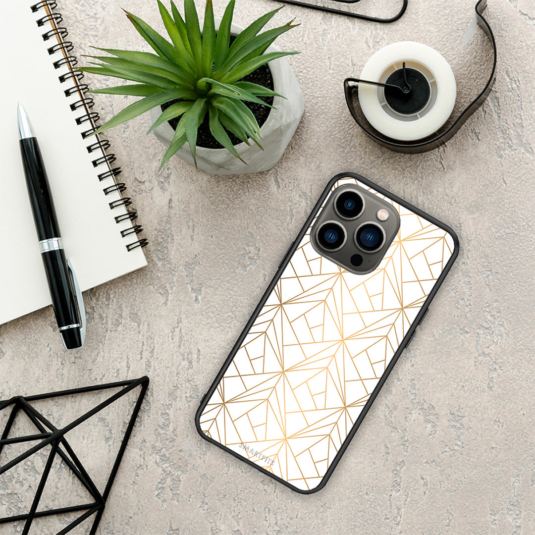 Geometric Luxury White - iPhone 13 Pro case