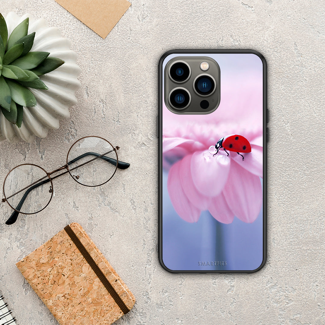 Ladybug Flower - iPhone 13 Pro case