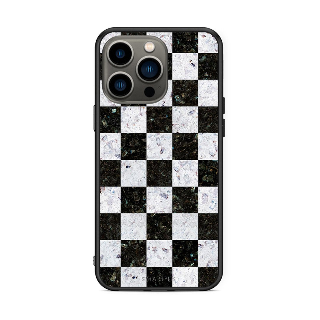 4 - iPhone 13 Pro Square Geometric Marble case, cover, bumper