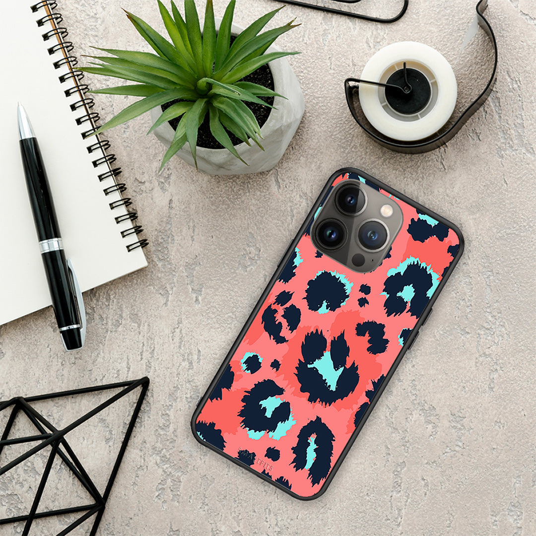 Animal Pink Leopard - iPhone 13 Pro Max case