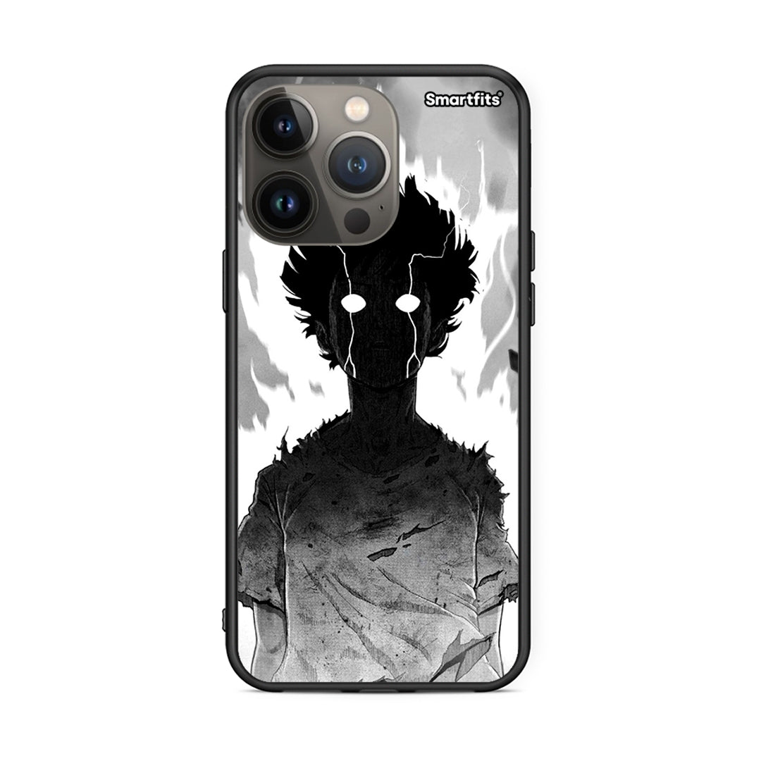 iPhone 13 Pro Max Anime Boy Θήκη από τη Smartfits με σχέδιο στο πίσω μέρος και μαύρο περίβλημα | Smartphone case with colorful back and black bezels by Smartfits