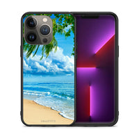 Thumbnail for Θήκη iPhone 13 Pro Max Beautiful Beach από τη Smartfits με σχέδιο στο πίσω μέρος και μαύρο περίβλημα | iPhone 13 Pro Max Beautiful Beach case with colorful back and black bezels