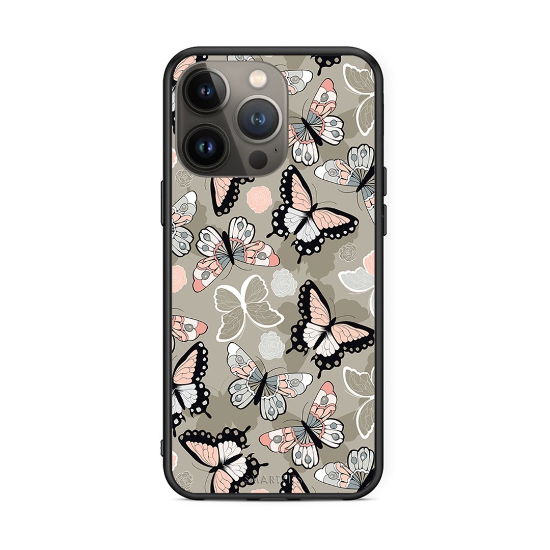 135 - iPhone 13 Pro Max Butterflies Boho case, cover, bumper