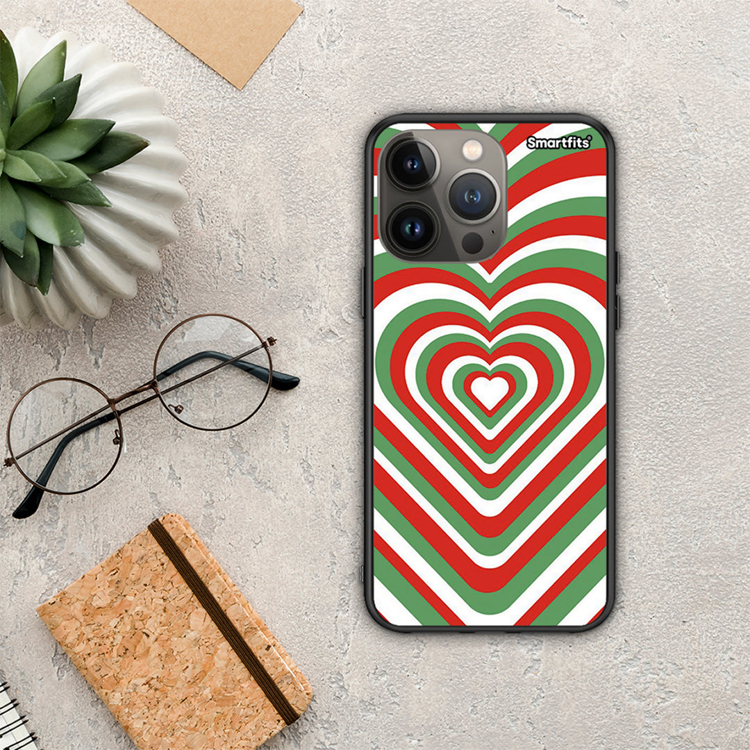 Christmas Hearts - iPhone 13 Pro max case