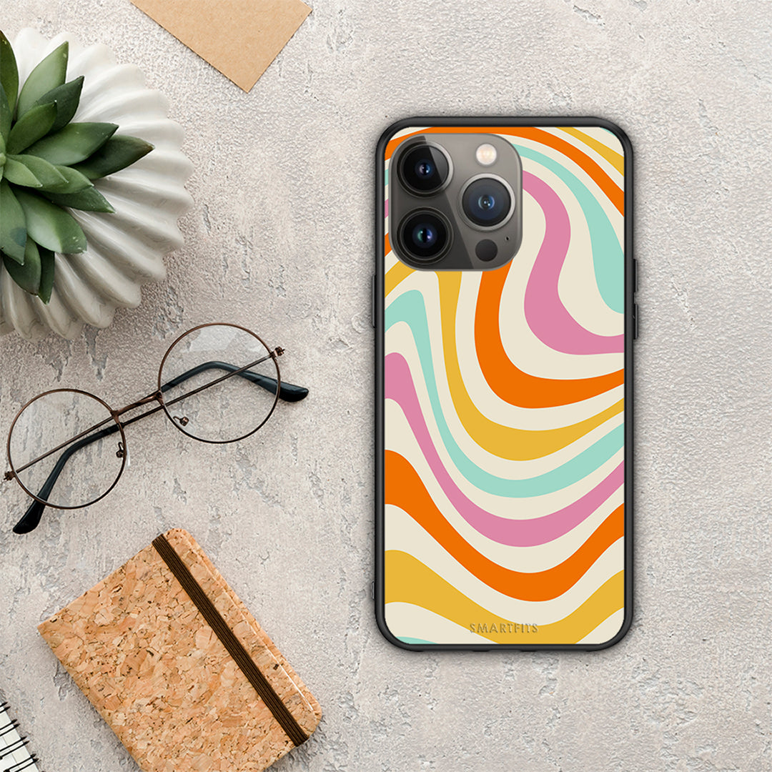 Colorful Waves - iPhone 13 Pro max case