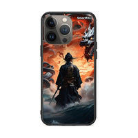 Thumbnail for iPhone 13 Pro Max Dragons Fight θήκη από τη Smartfits με σχέδιο στο πίσω μέρος και μαύρο περίβλημα | Smartphone case with colorful back and black bezels by Smartfits