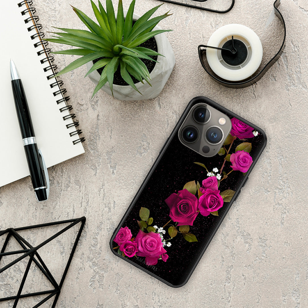 Flower Red Roses - iPhone 13 Pro max case