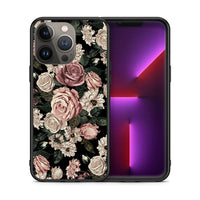 Thumbnail for Θήκη iPhone 13 Pro Max Wild Roses Flower από τη Smartfits με σχέδιο στο πίσω μέρος και μαύρο περίβλημα | iPhone 13 Pro Max Wild Roses Flower case with colorful back and black bezels