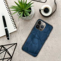 Thumbnail for Geometric Blue Abstract - iPhone 13 Pro Max case