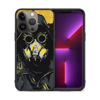 Thumbnail for Θήκη iPhone 13 Pro Max Mask PopArt από τη Smartfits με σχέδιο στο πίσω μέρος και μαύρο περίβλημα | iPhone 13 Pro Max Mask PopArt case with colorful back and black bezels