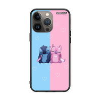 Thumbnail for iPhone 13 Pro Max Stitch And Angel θήκη από τη Smartfits με σχέδιο στο πίσω μέρος και μαύρο περίβλημα | Smartphone case with colorful back and black bezels by Smartfits