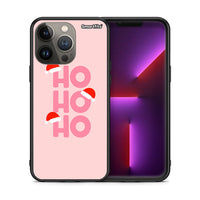 Thumbnail for Θήκη iPhone 13 Pro Max Xmas Ho Ho Ho από τη Smartfits με σχέδιο στο πίσω μέρος και μαύρο περίβλημα | iPhone 13 Pro Max Xmas Ho Ho Ho case with colorful back and black bezels