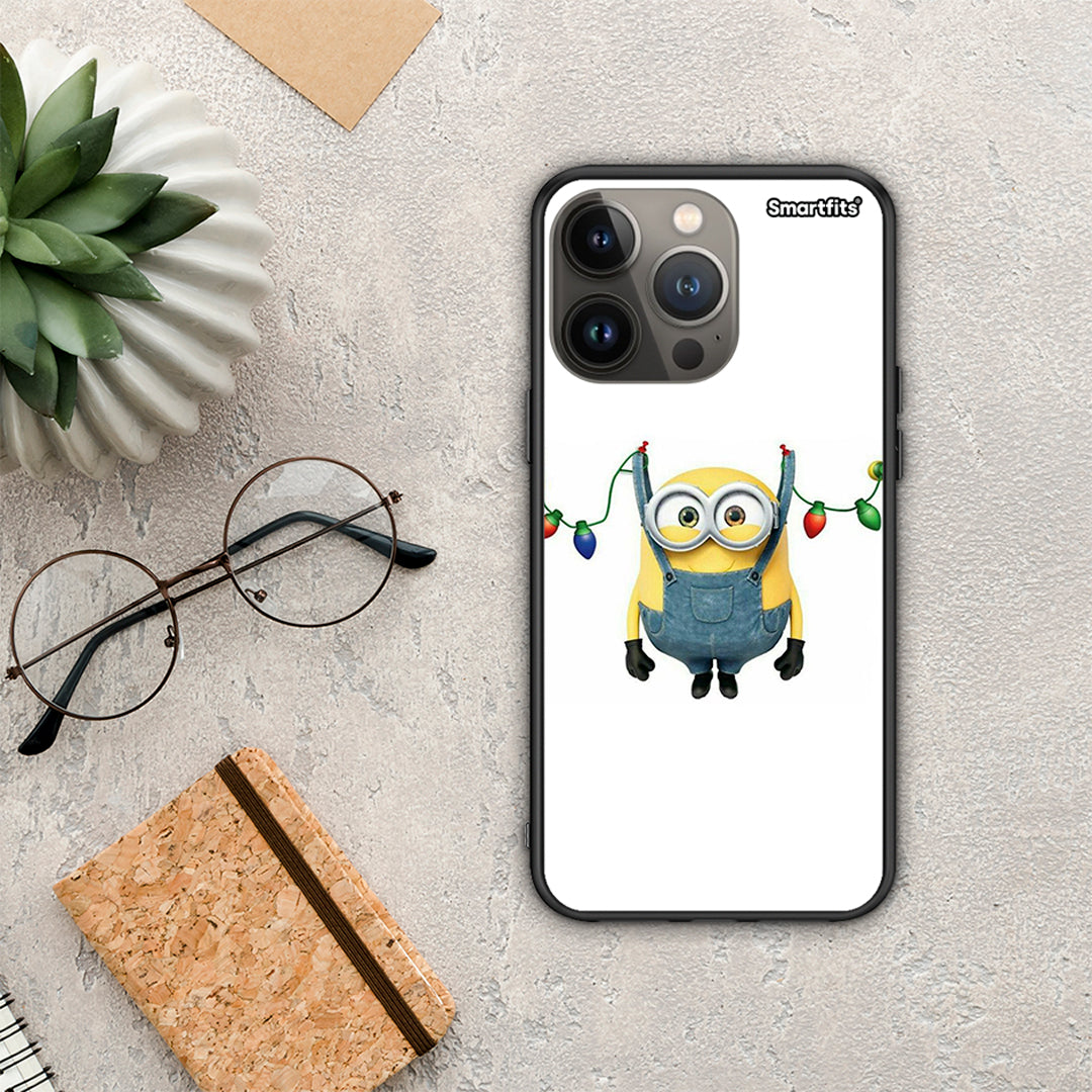 Xmas Minion Lights - iPhone 13 Pro max case