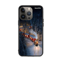 Thumbnail for iPhone 13 Pro Max Xmas Train θήκη από τη Smartfits με σχέδιο στο πίσω μέρος και μαύρο περίβλημα | Smartphone case with colorful back and black bezels by Smartfits