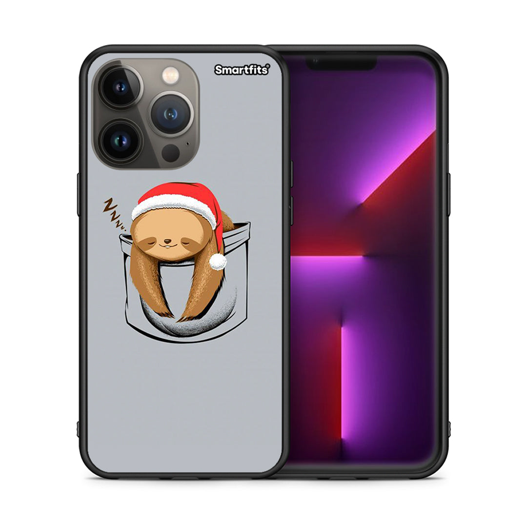 Θήκη iPhone 13 Pro Max Xmas Zzzz από τη Smartfits με σχέδιο στο πίσω μέρος και μαύρο περίβλημα | iPhone 13 Pro Max Xmas Zzzz case with colorful back and black bezels