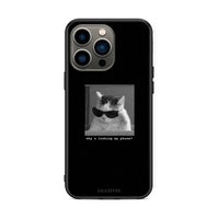 Thumbnail for iPhone 13 Pro Meme Cat θήκη από τη Smartfits με σχέδιο στο πίσω μέρος και μαύρο περίβλημα | Smartphone case with colorful back and black bezels by Smartfits