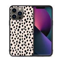 Thumbnail for Θήκη iPhone 13 Pro New Polka Dots από τη Smartfits με σχέδιο στο πίσω μέρος και μαύρο περίβλημα | iPhone 13 Pro New Polka Dots case with colorful back and black bezels