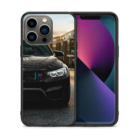 Thumbnail for Θήκη iPhone 13 Pro M3 Racing από τη Smartfits με σχέδιο στο πίσω μέρος και μαύρο περίβλημα | iPhone 13 Pro M3 Racing case with colorful back and black bezels