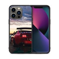 Thumbnail for Θήκη iPhone 13 Pro Racing Supra από τη Smartfits με σχέδιο στο πίσω μέρος και μαύρο περίβλημα | iPhone 13 Pro Racing Supra case with colorful back and black bezels