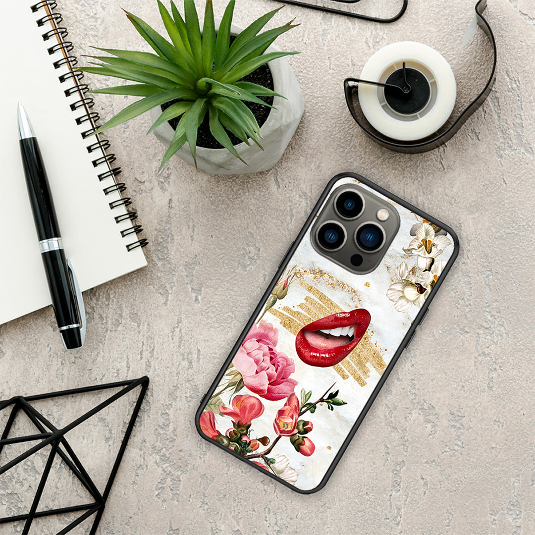 Red Lips - iPhone 13 Pro case