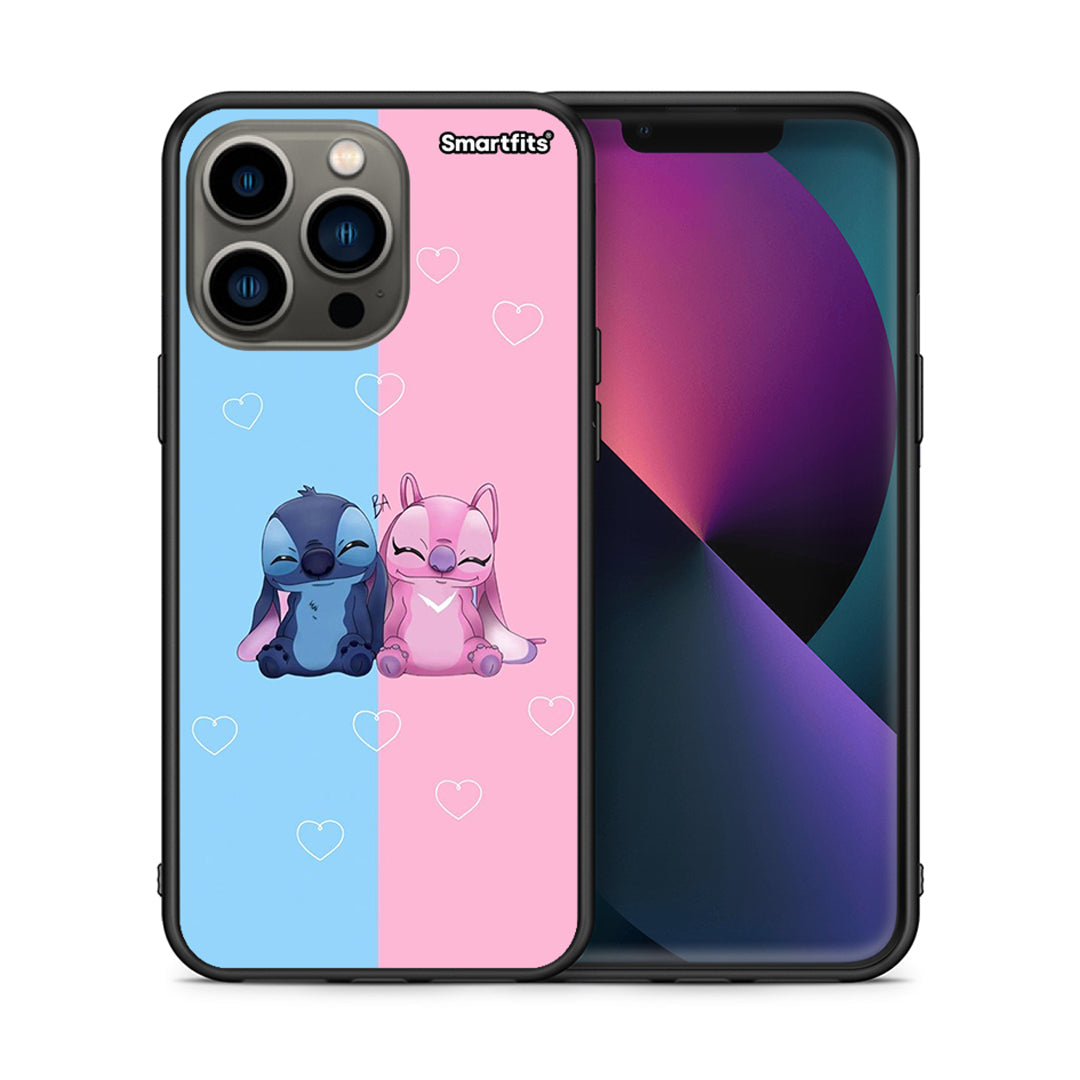 Θήκη iPhone 13 Pro Stitch And Angel από τη Smartfits με σχέδιο στο πίσω μέρος και μαύρο περίβλημα | iPhone 13 Pro Stitch And Angel case with colorful back and black bezels