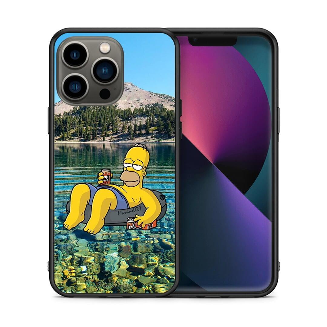 Θήκη iPhone 13 Pro Summer Happiness από τη Smartfits με σχέδιο στο πίσω μέρος και μαύρο περίβλημα | iPhone 13 Pro Summer Happiness case with colorful back and black bezels