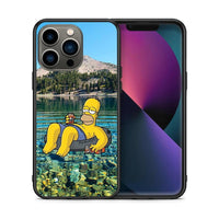 Thumbnail for Θήκη iPhone 13 Pro Summer Happiness από τη Smartfits με σχέδιο στο πίσω μέρος και μαύρο περίβλημα | iPhone 13 Pro Summer Happiness case with colorful back and black bezels