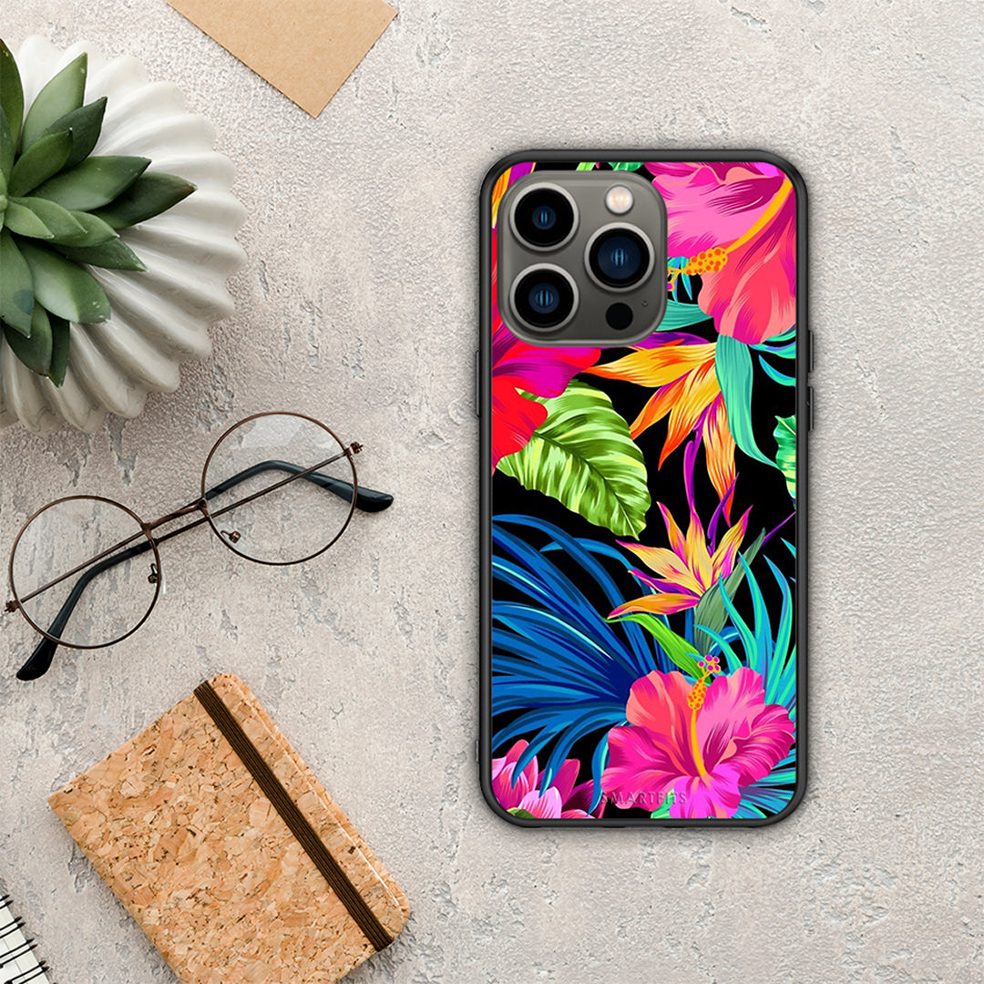 Tropical Flowers - iPhone 13 Pro case