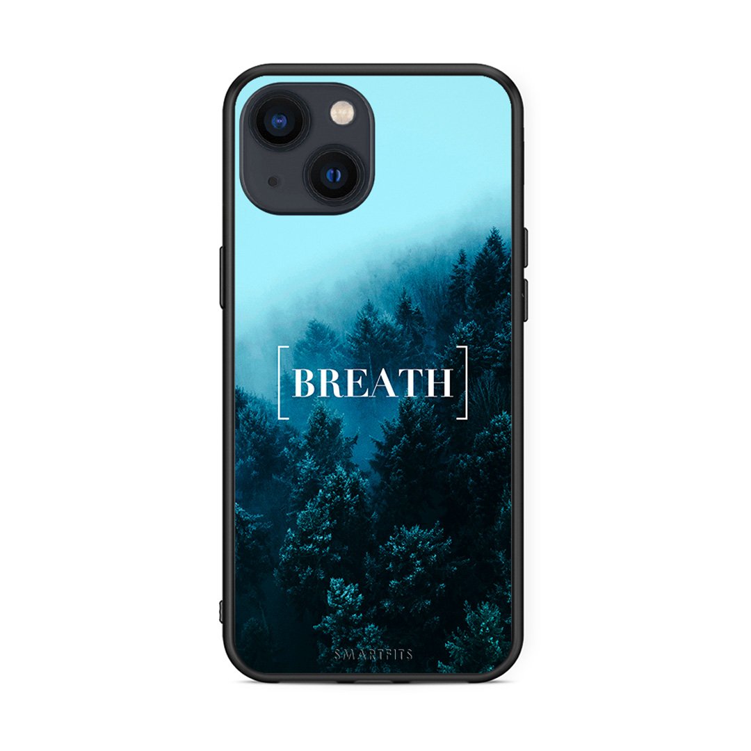 4 - iPhone 13 Mini Breath Quote case, cover, bumper