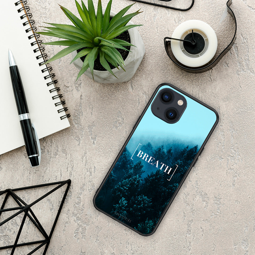 Quote Breath - iPhone 13 mini case