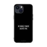 Thumbnail for iPhone 13 Salute θήκη από τη Smartfits με σχέδιο στο πίσω μέρος και μαύρο περίβλημα | Smartphone case with colorful back and black bezels by Smartfits