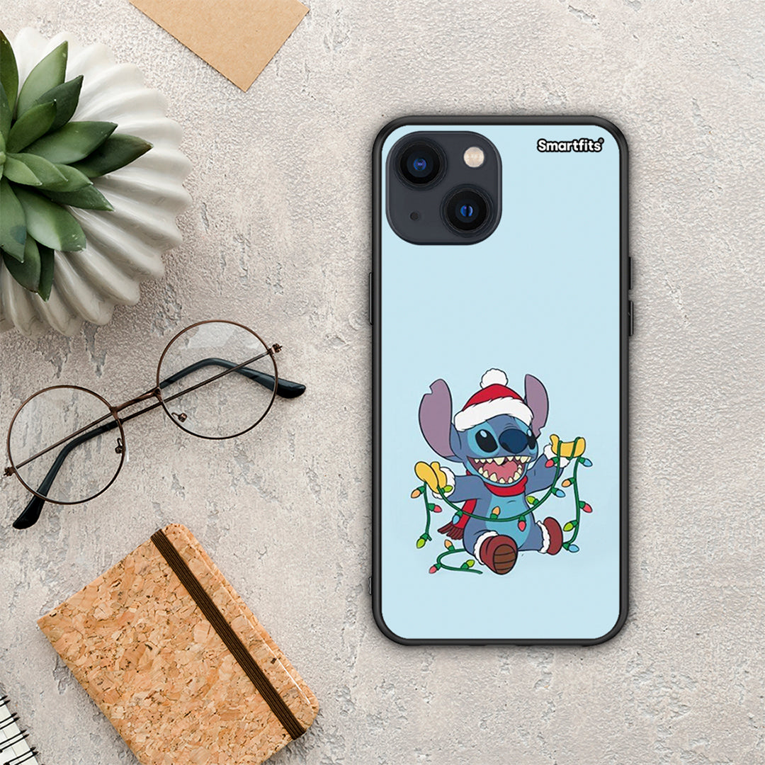 Santa Stich - iPhone 13 mini case